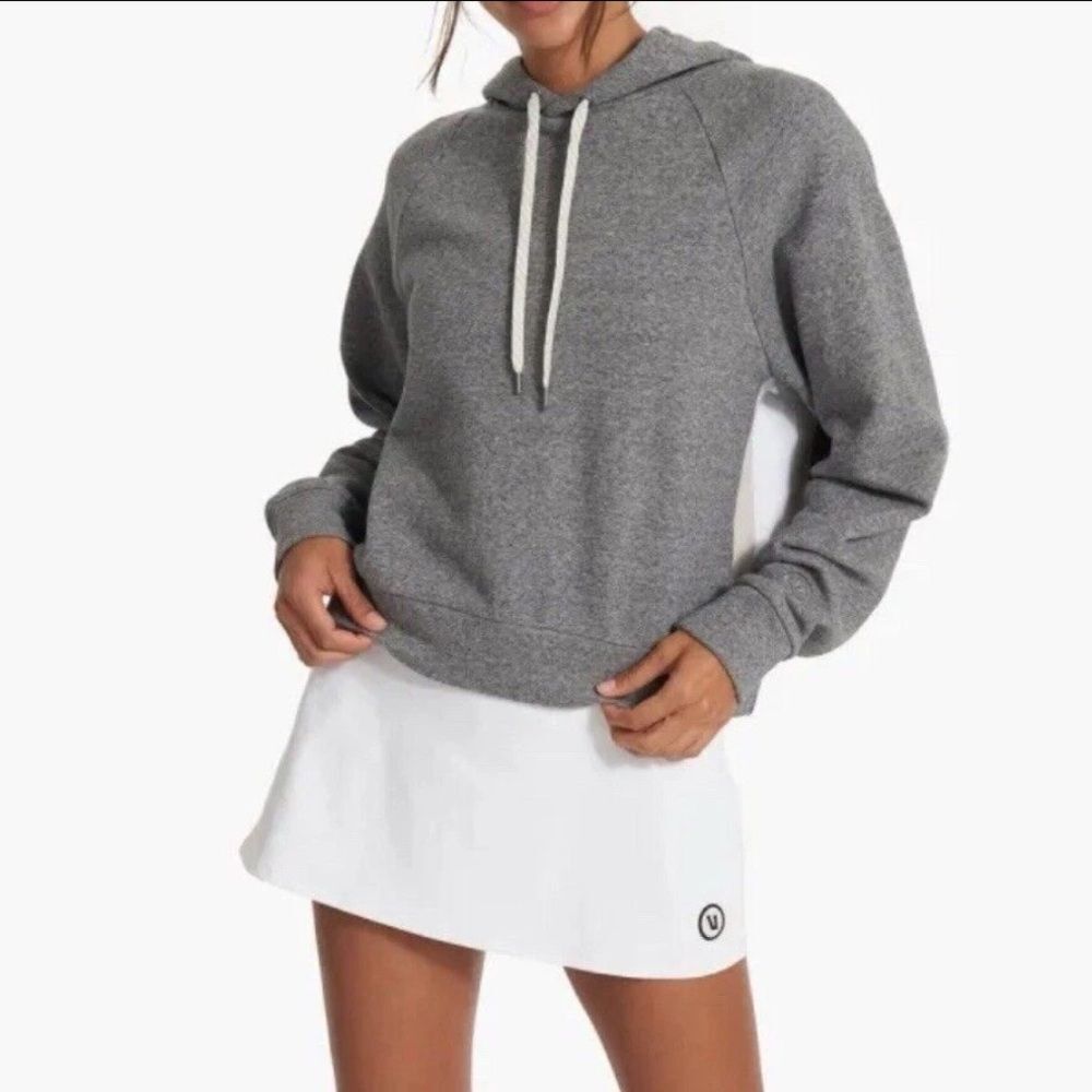 Vuori Colorblock Hoodie Heather Grey color size Large